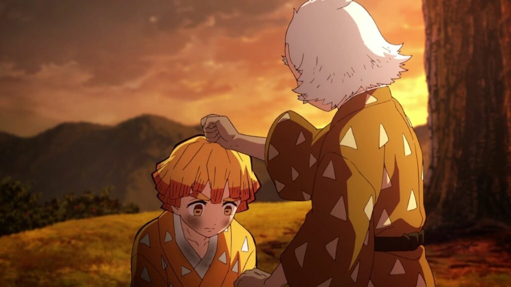 Zenitsu e avô