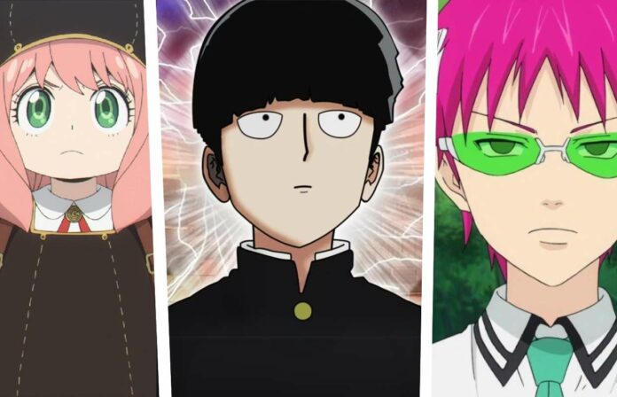 Personagens de anime psiquico