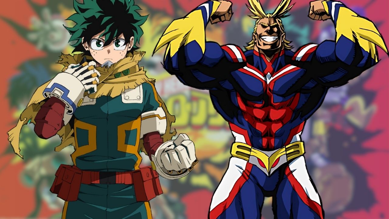 boku no hero deku ou all might