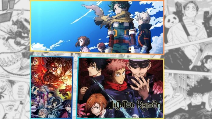 finais de demon slayer my hero academia jujutsu kaisen