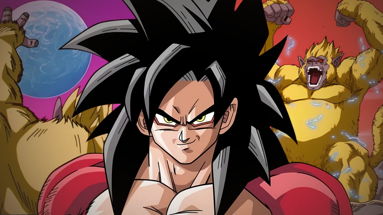 Dragon Ball GT Goku Super Saiyajin 4