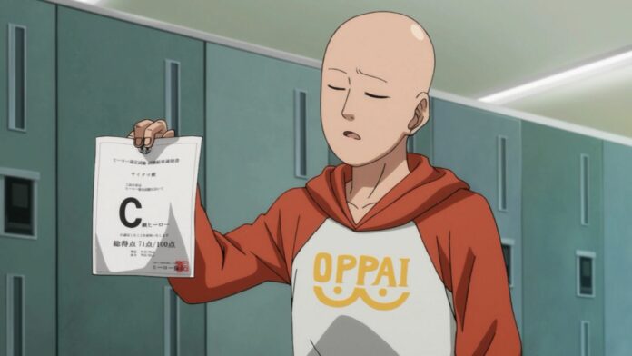 one-punch-man-nivel-desastre-saitama-vilao One Punch Man Saitama