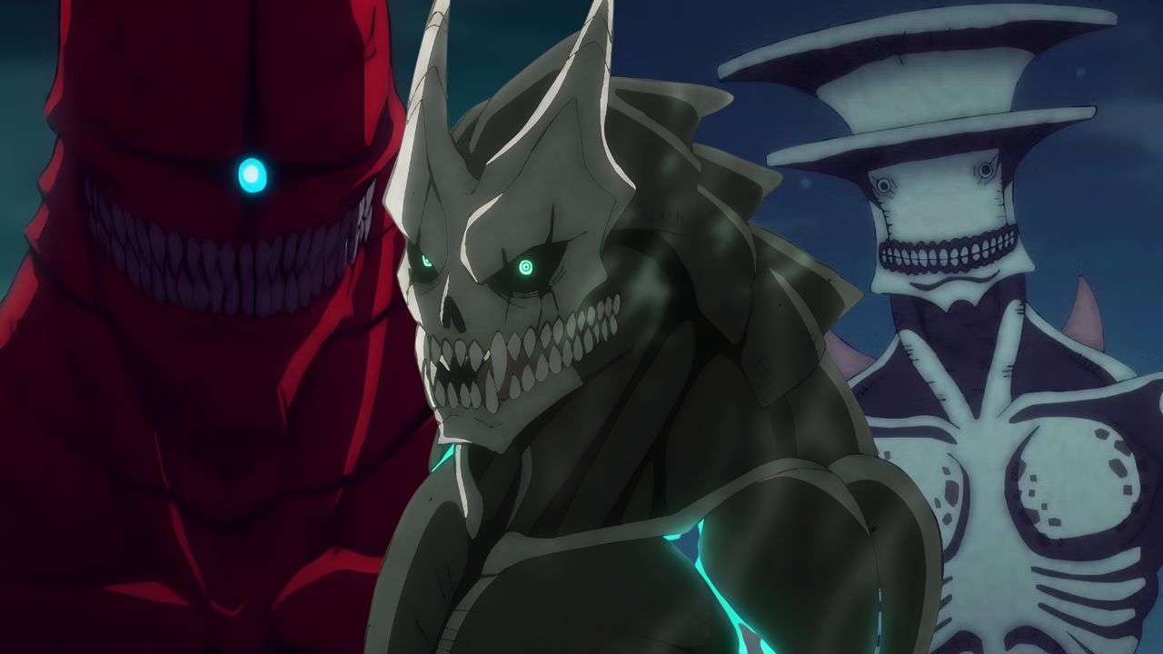 Todos os Daikaiju identificados no Kaiju nº 8 - AnimeFlix