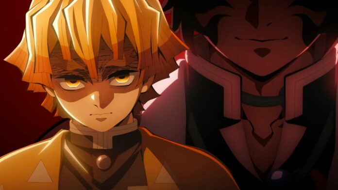 Demon Slayer Castelo Infinito Zenitsu