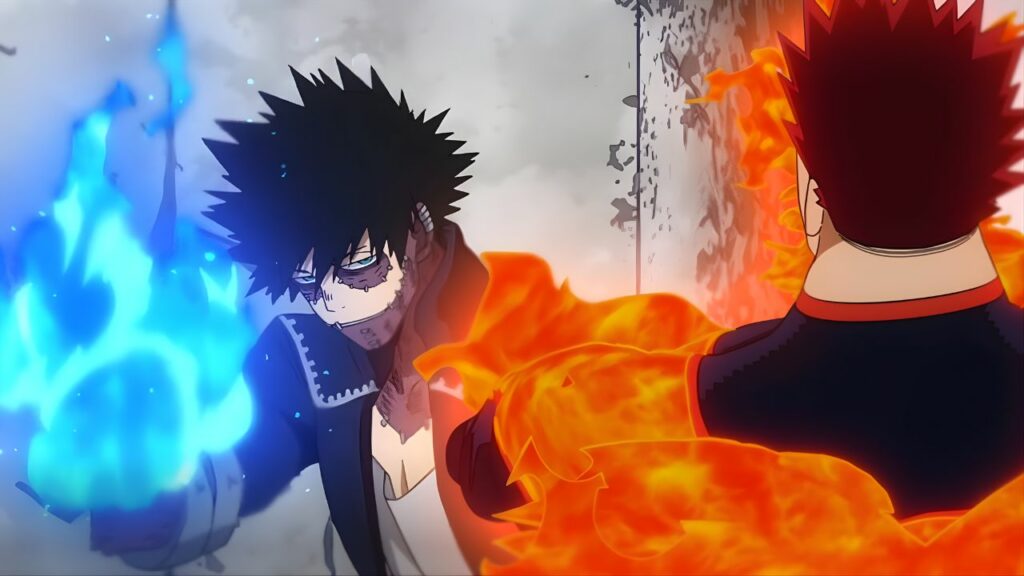 Dabi vs Todoroki
