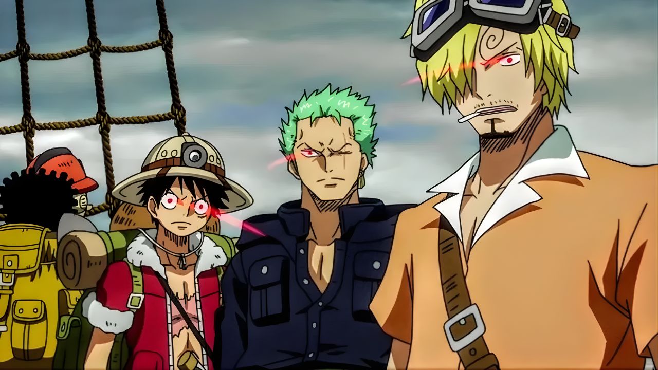 Trio Luffy Zoro e Sanji