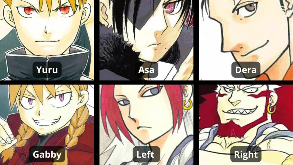 Daemons of the Shadow Realm Personagens