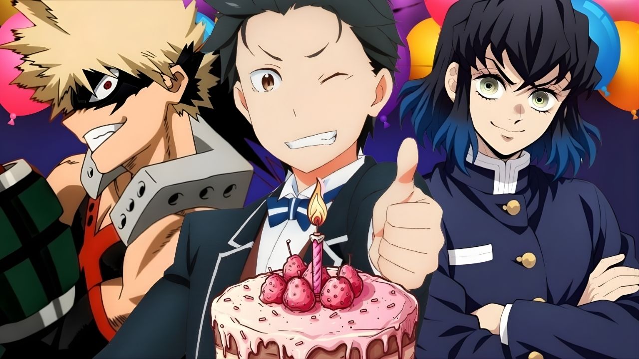 Aniversário animes abril